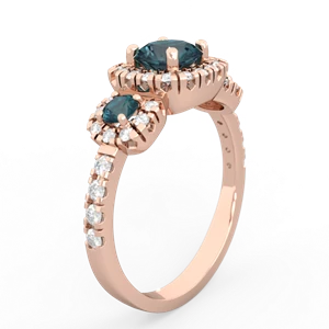 Alexandrite Regal Halo 14K Rose Gold ring R5350
