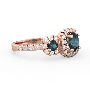 Alexandrite Regal Halo 14K Rose Gold ring R5350