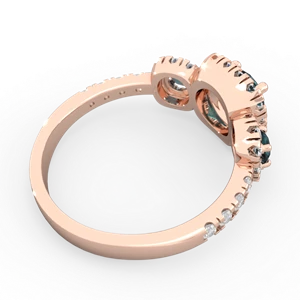 Alexandrite Regal Halo 14K Rose Gold ring R5350