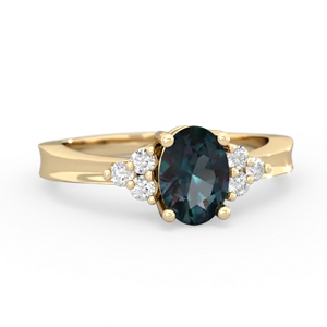 Alexandrite Simply Elegant 14K Yellow Gold ring R2113