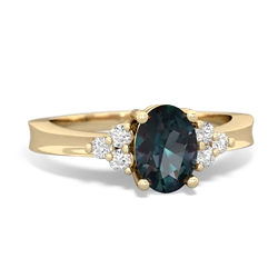 Alexandrite Simply Elegant 14K Yellow Gold ring R2113