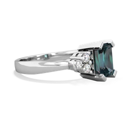 Alexandrite Timeless Classic 14K White Gold ring R2591