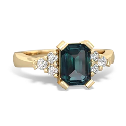 Alexandrite Timeless Classic 14K Yellow Gold ring R2591