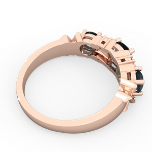 Alexandrite Hugs And Kisses 14K Rose Gold ring R5016