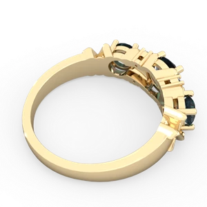 Alexandrite Hugs And Kisses 14K Yellow Gold ring R5016