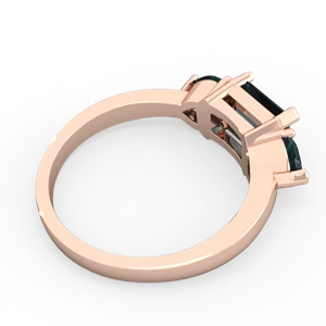 Alexandrite Three Stone 14K Rose Gold ring R5235
