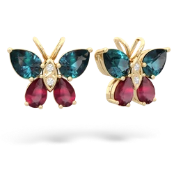 matching earrings - Butterfly