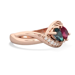 Alexandrite Summer Winds 14K Rose Gold ring R5342