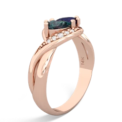 Alexandrite Summer Winds 14K Rose Gold ring R5342