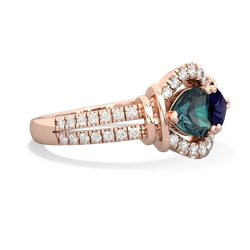 Alexandrite Art-Deco Keepsake 14K Rose Gold ring R5630