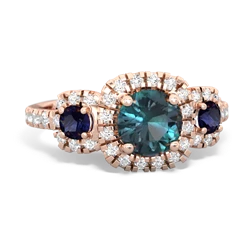 Alexandrite Regal Halo 14K Rose Gold ring R5350