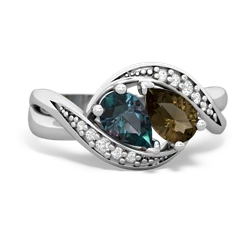 Alexandrite Summer Winds 14K White Gold ring R5342