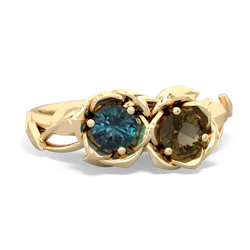 Alexandrite Rose Garden 14K Yellow Gold ring R5510