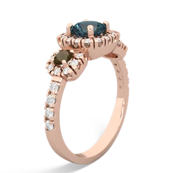 Alexandrite Regal Halo 14K Rose Gold ring R5350