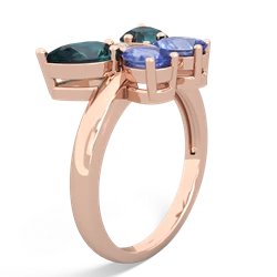 Alexandrite Butterfly 14K Rose Gold ring R2215