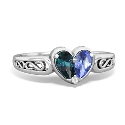 matching rings - Filligree 'One Heart'