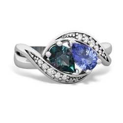 Alexandrite Summer Winds 14K White Gold ring R5342