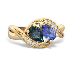 Alexandrite Summer Winds 14K Yellow Gold ring R5342