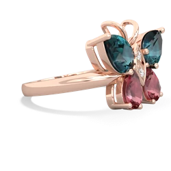 Alexandrite Butterfly 14K Rose Gold ring R2215