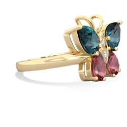 Alexandrite Butterfly 14K Yellow Gold ring R2215