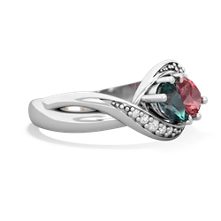 Alexandrite Summer Winds 14K White Gold ring R5342