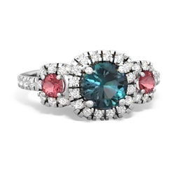 Alexandrite Regal Halo 14K White Gold ring R5350