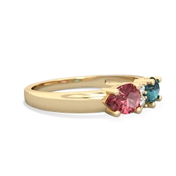 Alexandrite Pear Bowtie 14K Yellow Gold ring R0865