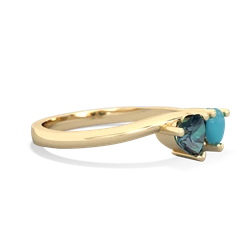 Alexandrite Sweethearts 14K Yellow Gold ring R5260