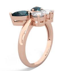 Alexandrite Butterfly 14K Rose Gold ring R2215