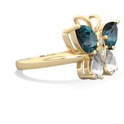 Alexandrite Butterfly 14K Yellow Gold ring R2215