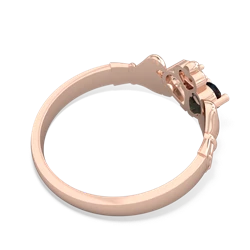 Alexandrite 'Our Heart' Claddagh 14K Rose Gold ring R2388