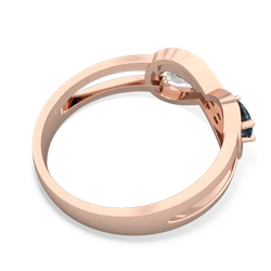 Alexandrite Diamond Infinity 14K Rose Gold ring R5390