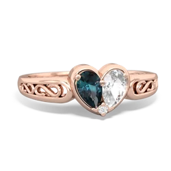 matching rings - Filligree 'One Heart'