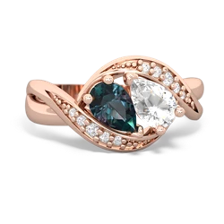 Alexandrite Summer Winds 14K Rose Gold ring R5342