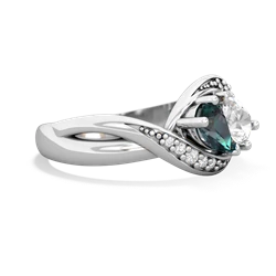 Alexandrite Summer Winds 14K White Gold ring R5342