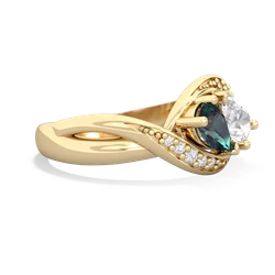 Alexandrite Summer Winds 14K Yellow Gold ring R5342