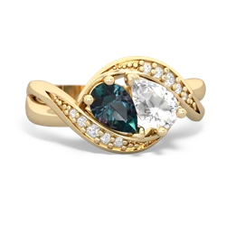 Alexandrite Summer Winds 14K Yellow Gold ring R5342