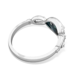 Alexandrite Milgrain Marquise 14K White Gold ring R5700