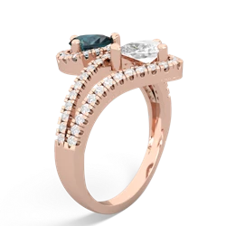 Alexandrite Diamond Dazzler 14K Rose Gold ring R3000