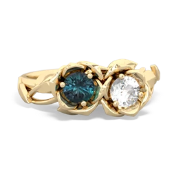 Alexandrite Rose Garden 14K Yellow Gold ring R5510