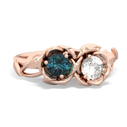 Alexandrite Rose Garden 14K Rose Gold ring R5510