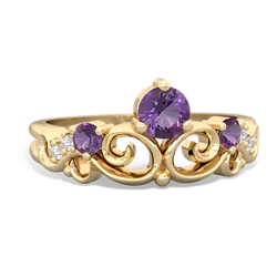 Tanzanite Crown Keepsake 14K Yellow Gold ring R5740