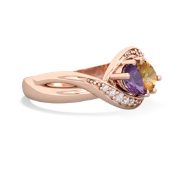 Amethyst Summer Winds 14K Rose Gold ring R5342