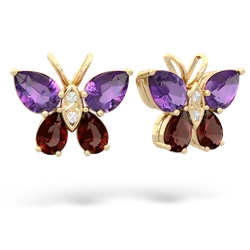 matching earrings - Butterfly