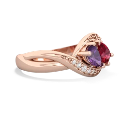 Amethyst Summer Winds 14K Rose Gold ring R5342