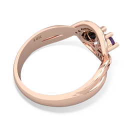 Amethyst Summer Winds 14K Rose Gold ring R5342