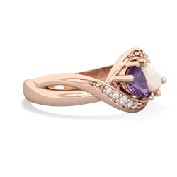 Amethyst Summer Winds 14K Rose Gold ring R5342