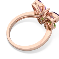 Amethyst Butterfly 14K Rose Gold ring R2215