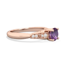 Amethyst Antique Elegance 14K Rose Gold ring R3100