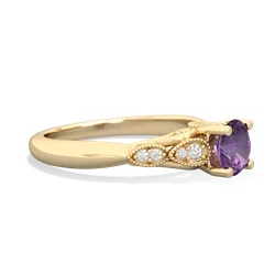 Amethyst Antique Elegance 14K Yellow Gold ring R3100